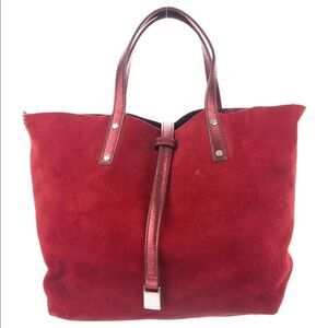 Tiffany & Co. Reversible Burgundy Suede/Leather